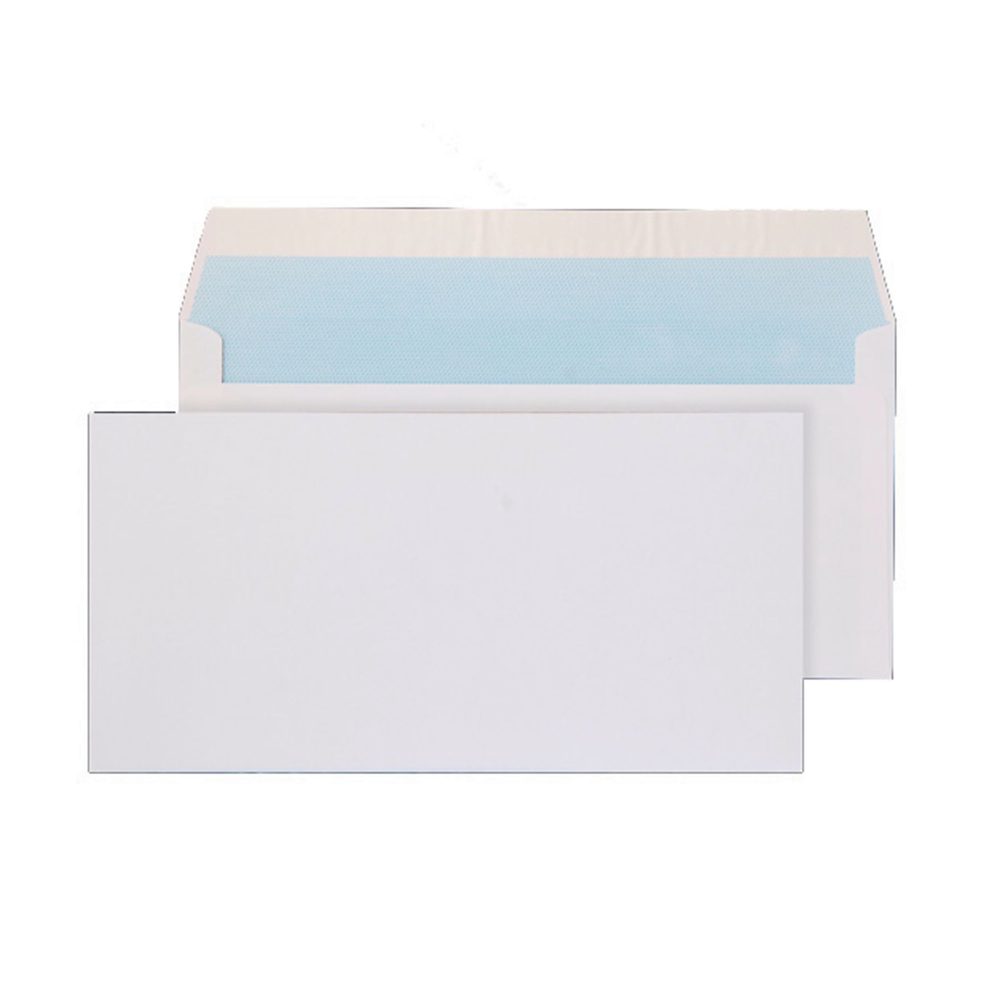 DL White Peel and Seal Pocket Envelopes - Box of 500